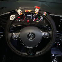 Funda De Volante De Coche Con Diseño De Dibujos Animados Antideslizante Transpirable Absorbedor De Sudor Guantes De Manija Para Coche Universal Tamaño 38cm - details 6