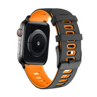 Correa De Reloj De Silicona Para Apple Watch Compatible Con Series 8 Se 9 7 6 5 4 3 Ultra2 Tamaños 44mm 40mm 49mm 45mm 41mm 38-42mm Color Variado - details 13