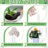 Dispositivo De Rociado Automático Para Plantas 1 Pieza Artificio Creativo Para Riego De Vidrio De Pájaros Dispositivo De Drip De Agua - details 2