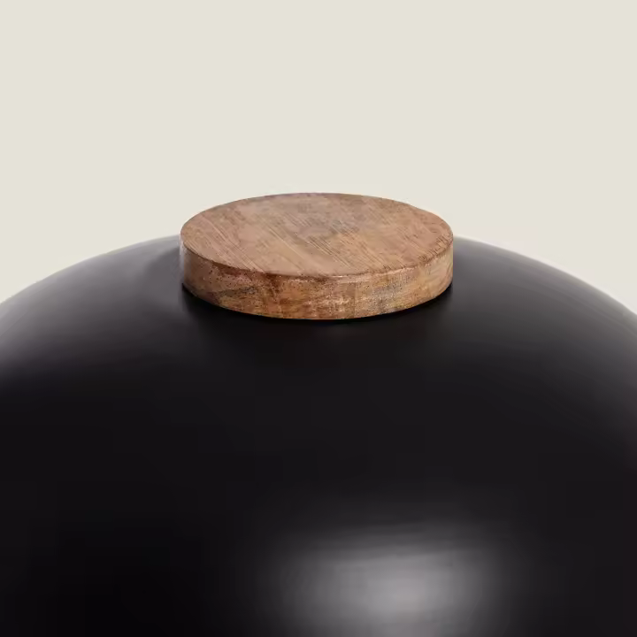 Ledkia Lámpara de Mesa Metal Nagama Negro - 1