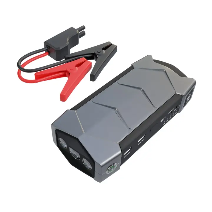 Extralink jump max7 jump starter 10000 mah  amplificador de batería de coche  powerbank, 3x led, linterna, brújula, martillo - 1