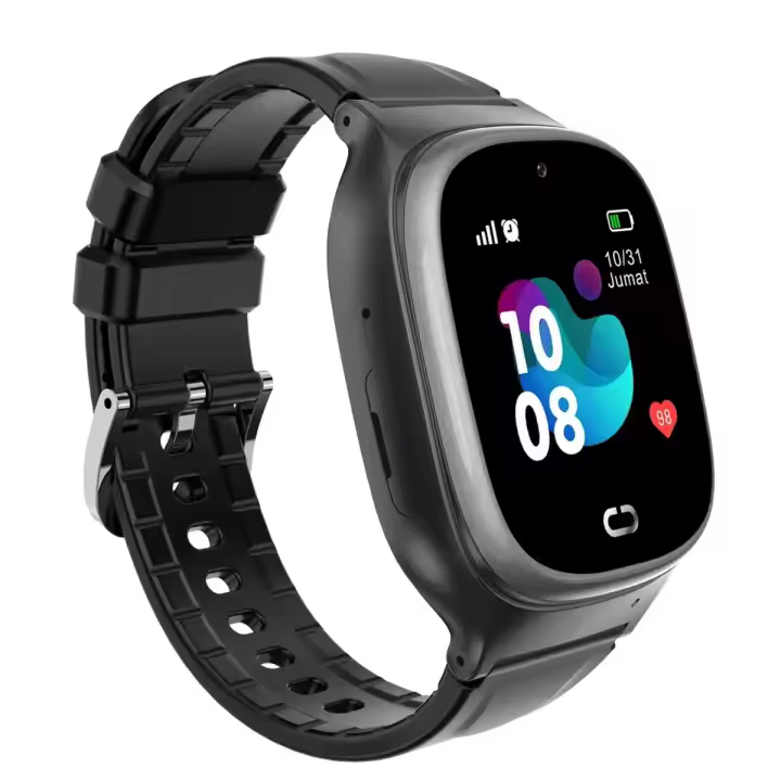 Reloj inteligente impermeable para niños with Rastreador GPS (with Llamada de chat de Voz, Cámara SOS, despertador, de 12 Horas format, Pantalla táctil HD), Gift de cumpleaños - 1