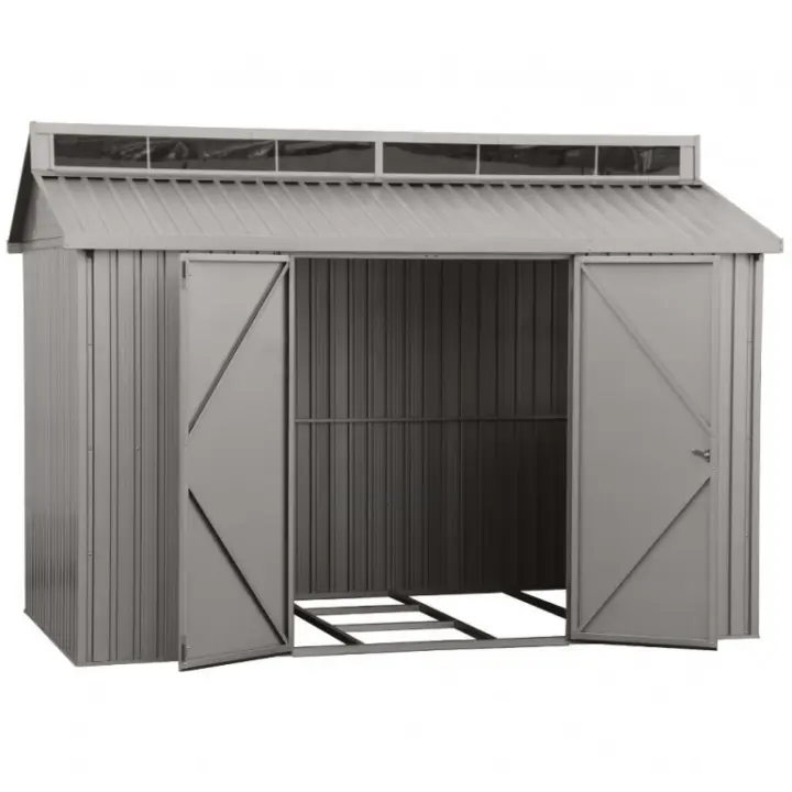 Casa de Aluminio Alu 10 'x 6' Duramax 323x182x230,5 cm color Gris - 1