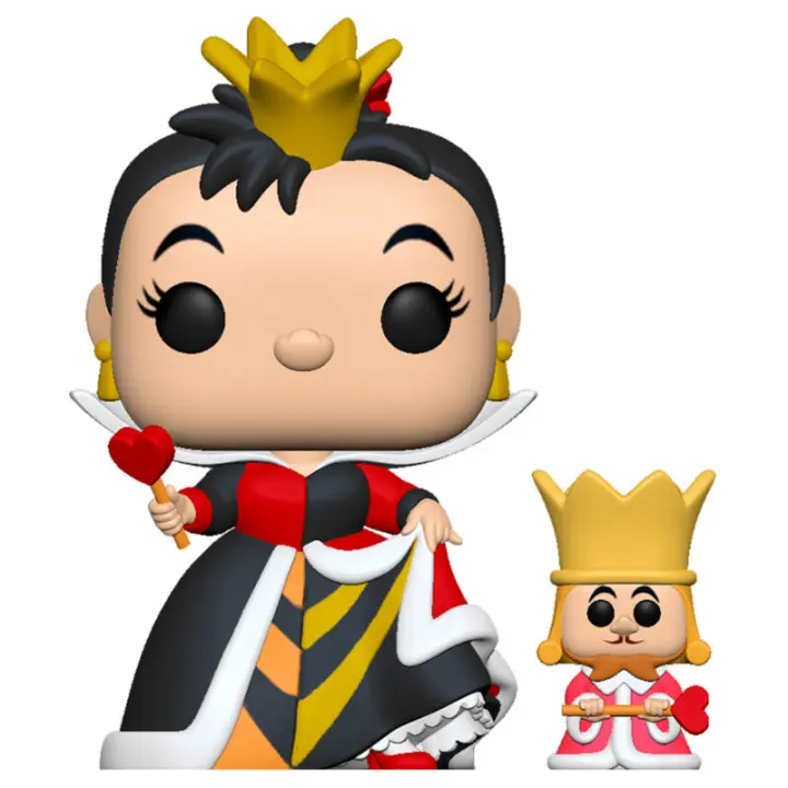 Figura Pop Queen With King Disney (Alice In Wonderland 70Th)-Figura de Vinilo Coleccionable - Idea de Regalo- Mercancia Oficial - Juguetes para Niños y Adultos - Movies Fans - Muñeco para Coleccionistas y Exposición - 1