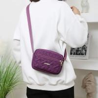 Nueva Moda Bolso De Hombro Para Mujer En Nylon Con Bordado Cierre De Cremallera Casual Bolso Cuadrado De Mujer Con Estilo - details 17