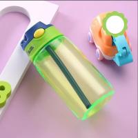 Botella De Agua 480ml Para Niñas Con Tapa Y Pajita Portátil Para Viajes Y Gimnasio Deportes Y Fitness Bebida Fría De Verano Jugo Botella De Beber - details 8