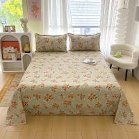 Sábana Plana De Cama Doble Con Estampado De Flor Roja Sábana Superior De Poliéster 100% Para Cama Individual/Reina/King - details 24