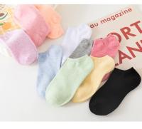 10 Pares De Calcetines Cortos Para Mujer En Color Sólido Transpirables De Malla Para Verano Deporte Calcetines De Barco Casual - details 13