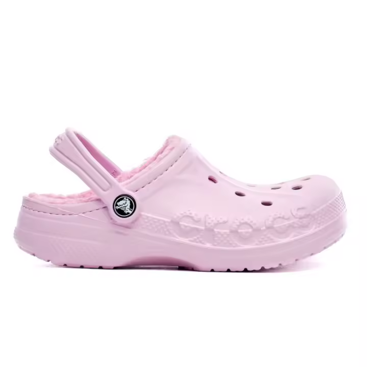 Zapatos Crocs Baya Lined Clog para Niña - Rosa Sintético Auténtico - 1
