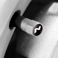 Tapas De Válvula De Neumáticos Para Ruedas De Coche Hyundai N Line Compatible Con I10 I20 I30 Sonata Tucson Azera Elantra Veloster Metalicas - details 4