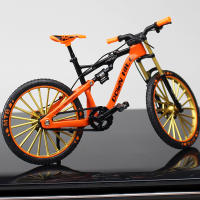 Mini Bicicleta De Acción 1:10 Para Adultos Y Niños Juguete De Simulación De Carreras Con Doble Rueda Regalo Para Niños Colección De Montaña De Bicicleta De Metal - details 6