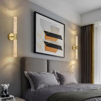 Lámpara De Pared LED De Cristal Núrdico Con Bolitas Para Dormitorio Y Sala De Estar Iluminación Interior Doméstica Decorativa AC85-265V - details 5