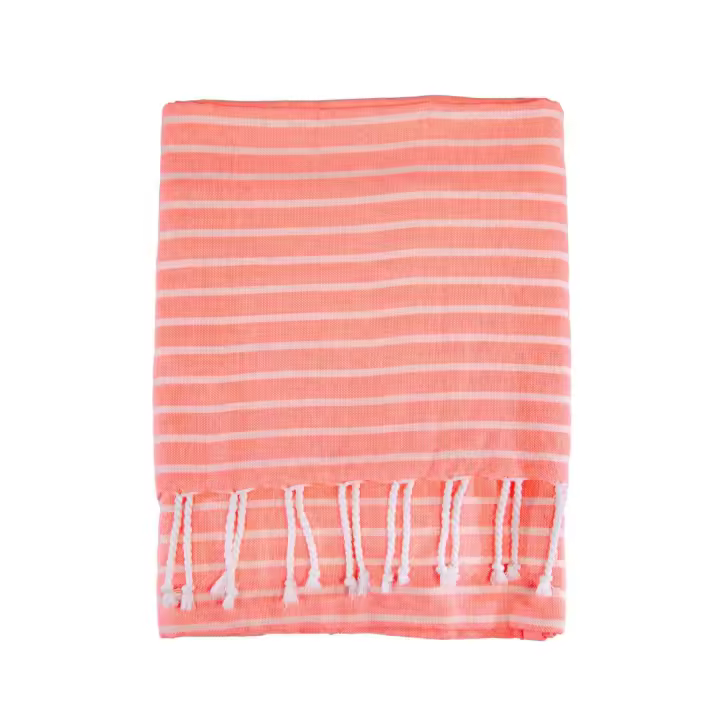 SUN & SURF Fouta de Playa Individual 100% Algodón 90x170 cm - Toalla Ligera y Versátil Tipo Pareo - 1