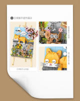Mini Animales De Loz En Tablero De Dibujo Paisaje Bloques De Construcción Modelo De Asamblea Puzzle De Tren Regalo De Cumpleaños Para Niños - details 2