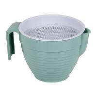 Cofan | Grasera con colador en 500 ml Modelo Albahaca | Graseras de Cocina | Varios Colores | Medidas 16.5 x 12 x 10 cm | Venta Unitaria - details 2