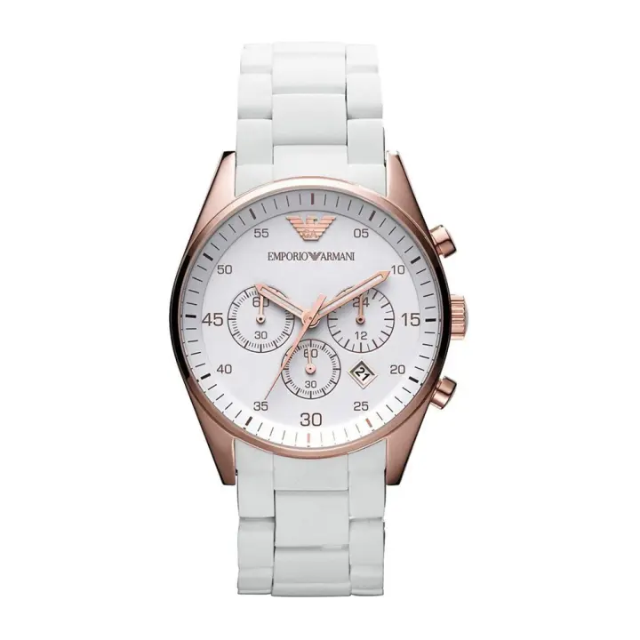 Emporio Armani Reloj Mujer AR5919, Incluye Caja Original, Diámetro: 43MM - 1