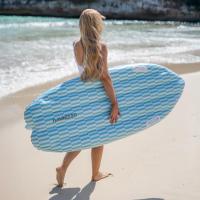 Flamingueo Colchoneta Piscina Flotadores Gigante Tabla de Surf Con Asas Flotadores Piscina Colchoneta Playa Hinchables para Piscina 58x151x25 - details 1