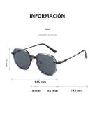 Gafas De Sol Removibles Para Hombres Y Mujeres Hexagonales Con Lentes Anti Luz Azul Para Computadora Gafas De Sol Rectangular Para Adultos - details 5