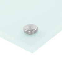 vidaXL Protección salpicaduras cocina vidrio templado blanco 80x40 cm - details 2