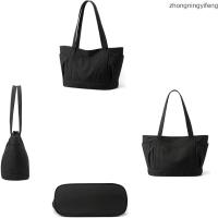 Bolso de mano para mujer, de lona, ​​informal, con asa superior, de gran capacidad, con cremallera, tipo hobo, para trabajo, viajes y compras - details 3