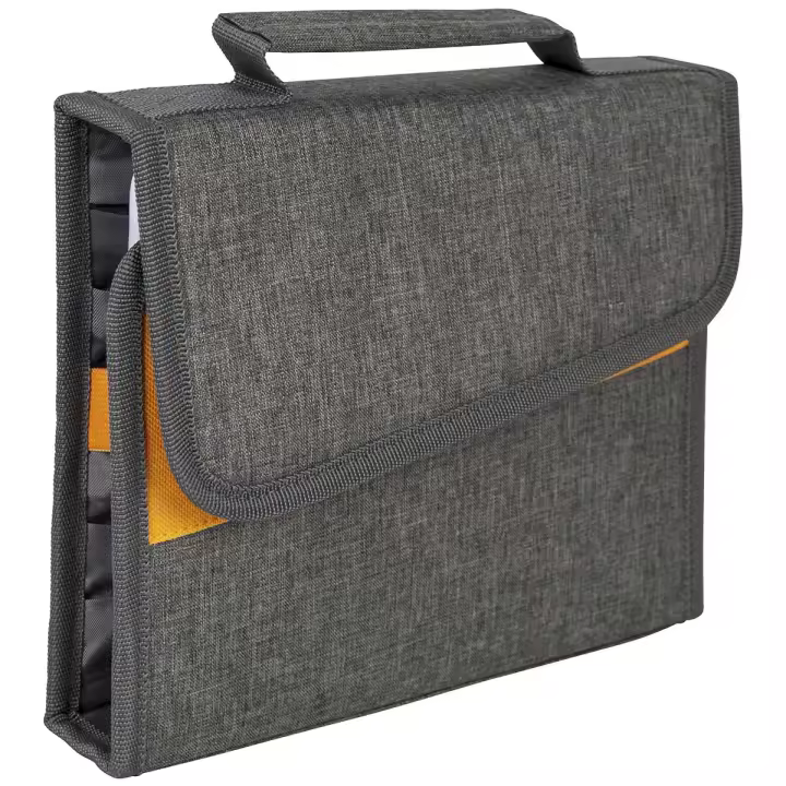 Bo-Camp - Cubertería - Picnic - Bolsa - 4 Personas - 17 Piezas - Gris - 1