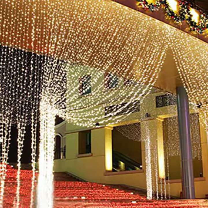 Guirnalda De Luces LED Para Navidad 20m/10m 8 Modos Decoración Para Árbol De Navidad Jardín Casa Bodas Fiesta Halloween Exterior - 1