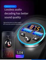 Cargador De Coche Digital 3.1A Dual USB Multifuncional Con Pantalla Bluetooth Receptor Audio Sin Perdida Calidad MP3 - details 2