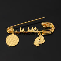Broche De Zapato Islámico Con Diseño De Huella Dactilar Y Ojo Maléfico En Arabe Y Turco Joyería Turca Con Corán Para Bebés Broche De Moda Unisex - details 7