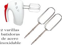 BATIDORA DE VARILLAS AMASADORA DE MANO 5 VELOCIDADES 250W ACCESORIOS INCLUIDOS MP-BV250 - details 3