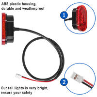 Luz Trasera Impermeable Para Segway Ninebot E25 E45 E22D Fender Seguro Señal De Advertencia Farol De Freno Accesorios De Scooter - details 2