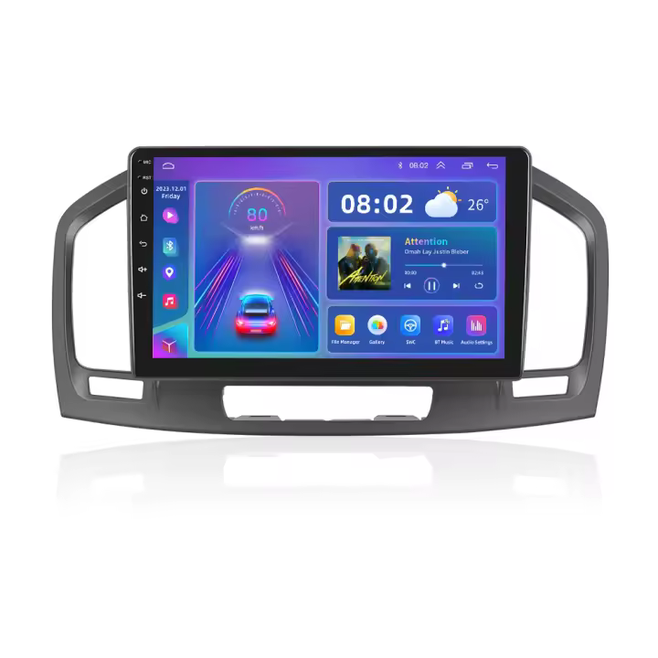 Podofo Radio de coche Android 2 Din para Buick Regal 2009-2013 Opel Insignia 2008-2013 Carplay 8+128GB AI Voice WIFI+4G DSP GPS Navegación Multimedia Reproductor de Video - 1