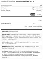 Creatina Monohydrate Drink 360gr - Amix - details 2