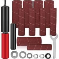 Kit De Herramienta De Moldeado En Rodillo Para Madera Metal Plástico Vidrio Y Piedra Con Discos Abrazaderas De Aluminio Y Metal Rojo - details 0