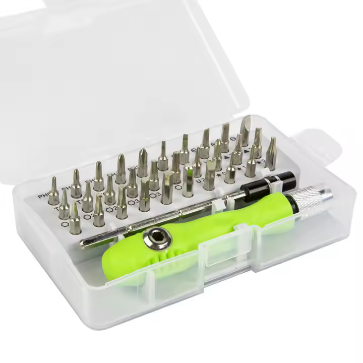 Juego De Destornilladores De Precisión 32-en-1 Magnético Herramienta De Reparación Para Móviles IPad Cámara Mini Kit De Bits De Destornillador - 1