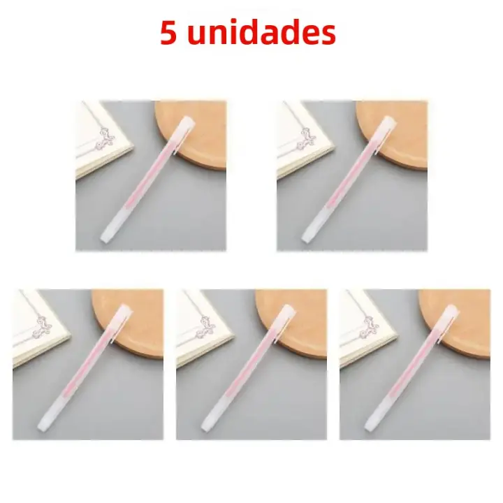 Bolígrafo De Gel Transparente Y Mate 0.5mm 3 Colores Gran Capacidad Para Escritura En Exámenes Y Oficina Suministros Escolares Estación De Estudio - 1