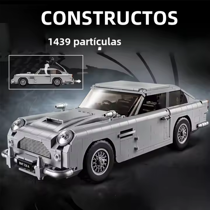 Nueva Serie Técnica De Coche 007 Modelo De Carreras De Bricolaje Para Niños Juguetes Educativos De Construcción De Plástico Compatible Con Lego - 1