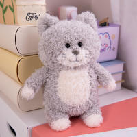 Muñeco De Peluche Gato Para Té En Colores Negro Gris Marrón Y Blanco Suave Regalo Perfecto Para San Valentín Cumpleaños - details 6