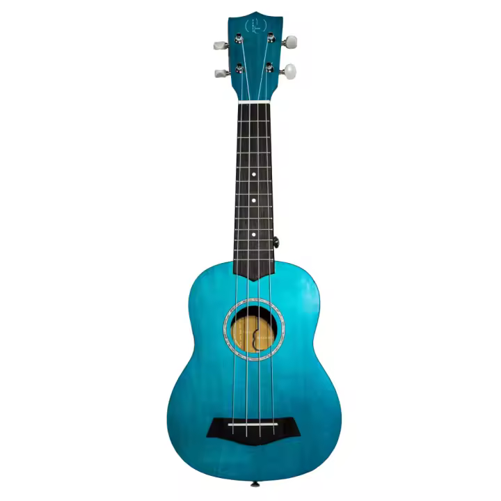 Ukelele Soprano Bones SP200S-BL Linden Azul Satinado - 1