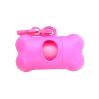 Dispensador De Bolsas De Basura En Forma De Hueso Para Perros Desechable Porta Bolsas De Excremento De Mascotas Plástico Case De Deshecho - details 3