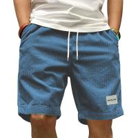 Shorts De Corduroy Vintage Para Hombre Estilo Retro Casual De Verano Pantalones Deportivos Transpirables De Color Sólido Talla Media - details 12
