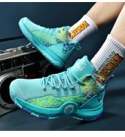 Zapatillas De Baloncesto Para Hombre Deportivas Y Elegantes Antideslizantes Y Transpirables Para Entrenamiento Y Uso Casual Microfibra Rubber - details 14