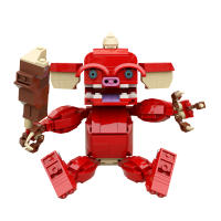 Kit De Bloques De Construcción MOC 'Respiración De La Vida Salvaje': Centauro León Lynel Figura Roja Bokoblin Juguete DIY Para Niños Modelo De Ladrillo Juego Compatible Con Lego - details 14