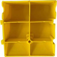 Rampa de freno-Presión antideslizante portátil resistente para almohadillas de rampa de coches, para usar; Bicicletas Motocicletas en coches, 25 × 27 × 11cm/25 × 27 × 13cm, amarillo - details 3