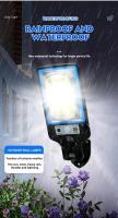Luces Solares Ultra Brillantes Al Aire Libre Con 106 LED 3000LM Sensor De Movimiento Luz De Inundación Para Pared Patio Garage Jardín Trasero - details 30