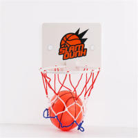 Mini Kit De Basquetbol Hoop Para Interior Con Tablero De Plástico Juguete Deportivo Para Hogar Divertido Para Niños Y Baño - details 1