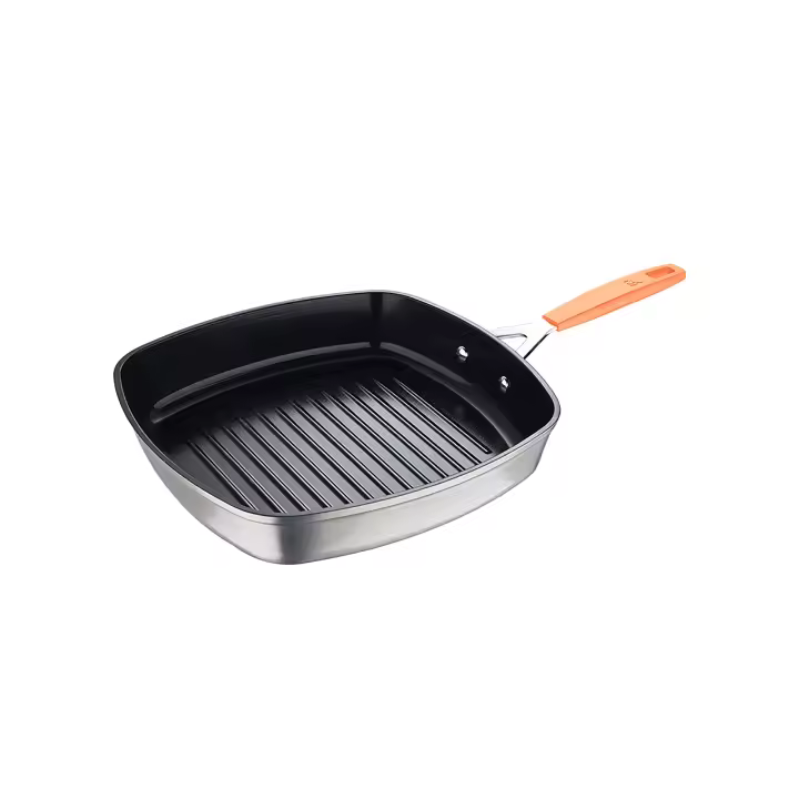 San Ignacio Asador Cuadrado 28x28cm Aluminio Forjado Inducción Compacto - 1