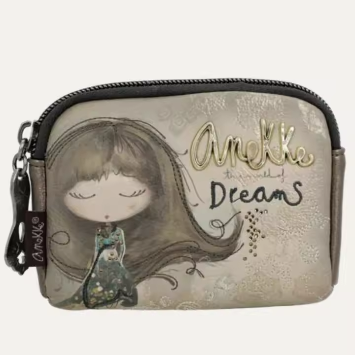 Anekke Real Monedero Pequeño - Ref 41709-018 - Bolsillo Trasero - 12 x 9 x 3 Cm - Nueva Colección Otoño/Invierno 25 - - 1