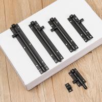 Cerradura De Puerta Deslizante Para Jardín Gran Portón Almacenamiento Negro Y Plateado Larga Durabilidad Hebilla De Torre Accesorio Doméstico - details 5
