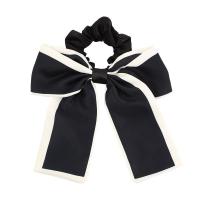 1Pcs Accesorios De Cabello Elegantes Para Mujeres Y Niñas Con Lazo Y Borla En Color Sólido Cinta Elástica Para Moños Y Fiestas - details 5