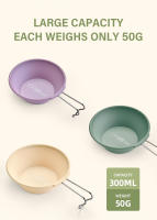 Taza De Camping Multifuncional Plegable 3 PCS Con Mango Plástico Resistente Para Acampar Y Picnics Al Aire Libre - details 3